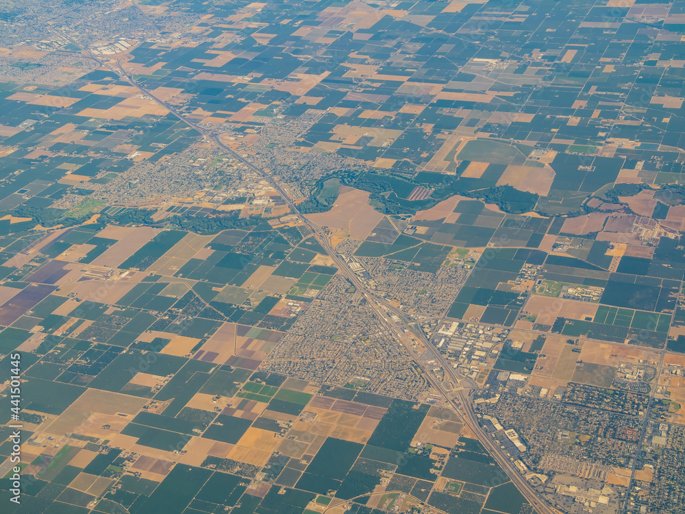 Aerial view of the Ripon, Salida area Aerial view of the Ripon, Salida area