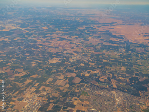 Aerial view of the Oakdale city