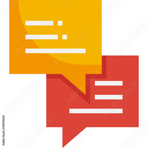 messages flat icon