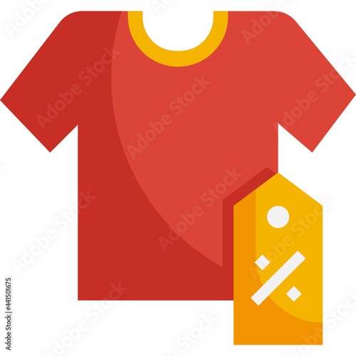tshirt flat icon