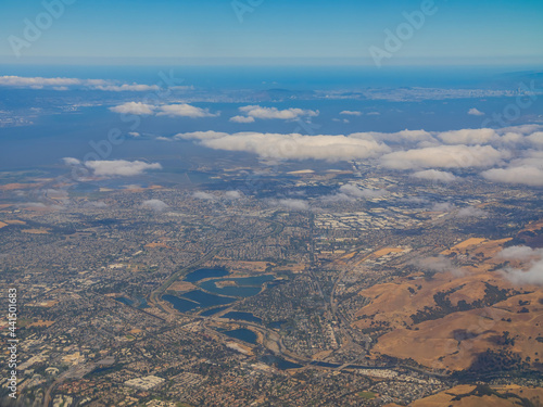 Aerial view of the Fremont city