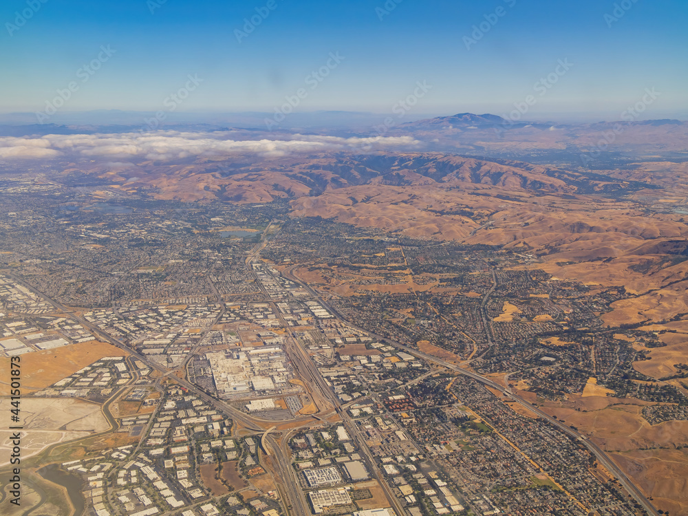 Aerial view of the East Industrial area