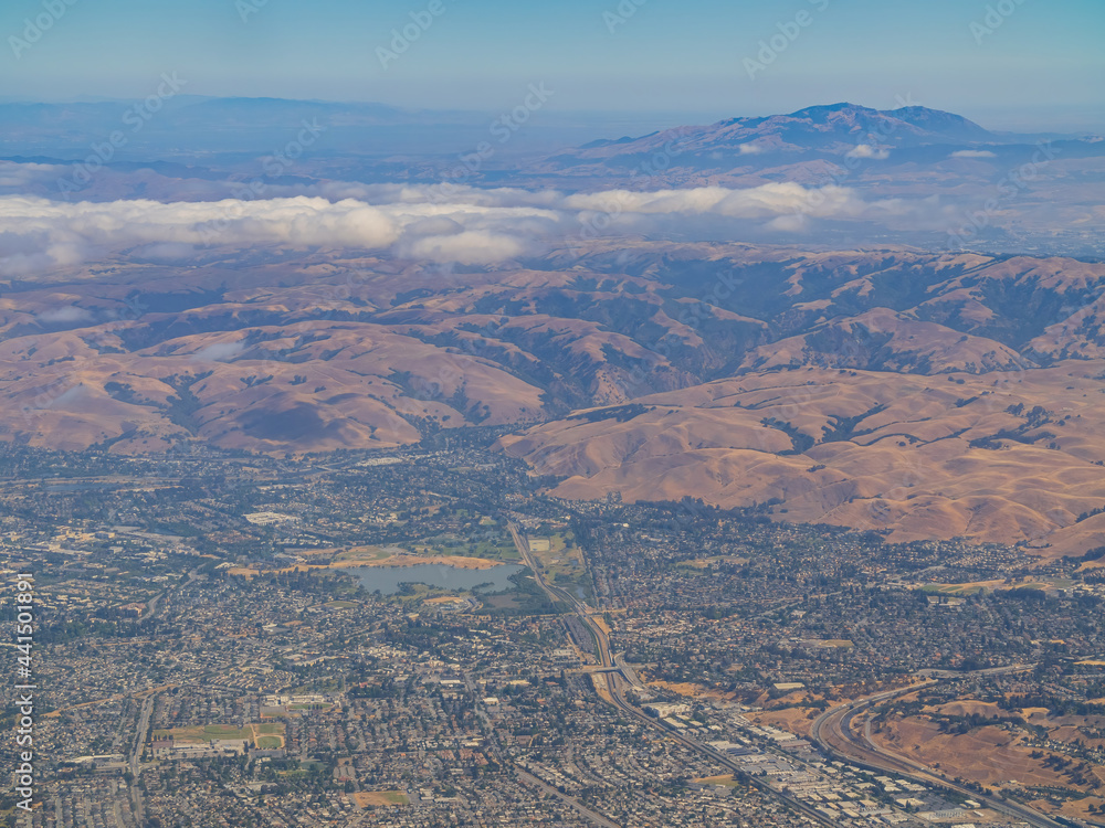 Aerial view of the Fremont city