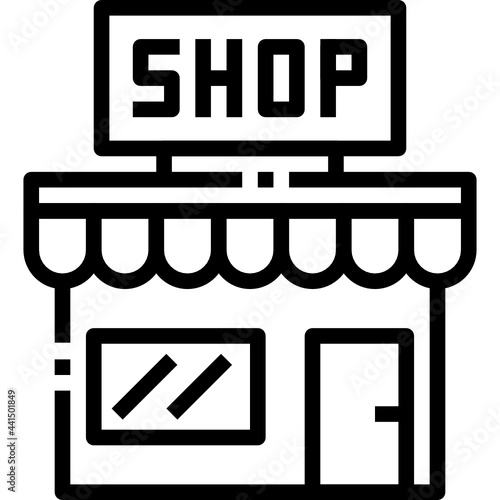 shop line icon