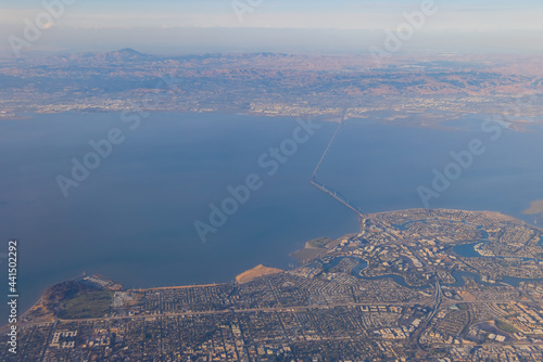 Obraz na płótnie Aerial view of the San Mateo. City w salonie