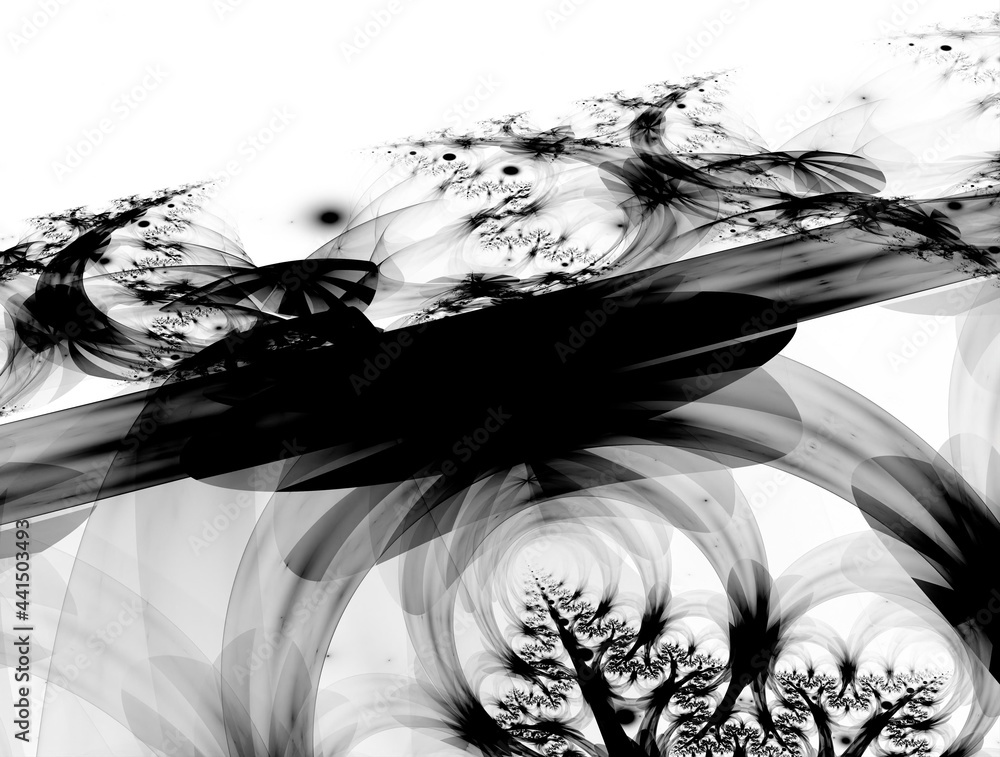 Fototapeta premium Imaginatory fractal background generated Image