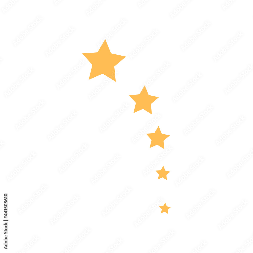 Five stars icon design template vector isolated illustration Five stars icon design template vector isolated illustration