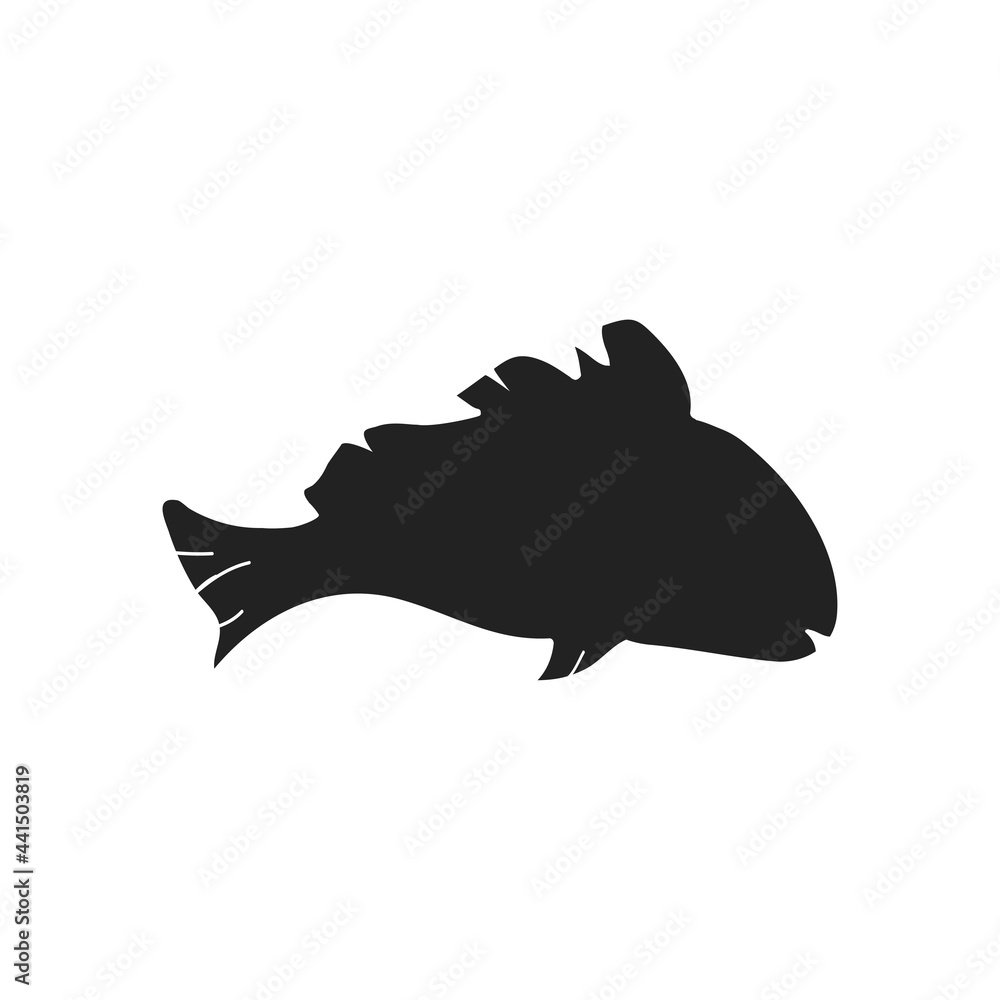 Fish icon design template vector isolated illustration Fish icon design template vector isolated illustration