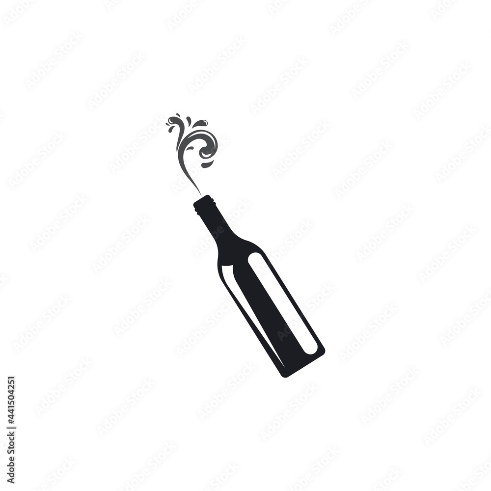 wine bottle icon vector illustration design template wine bottle icon vector illustration design template