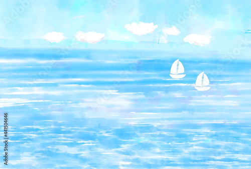 海とヨット