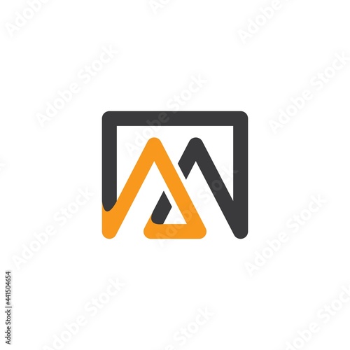 Free Download M Letter  vector  icon  Template  Illustration - GFXLoad