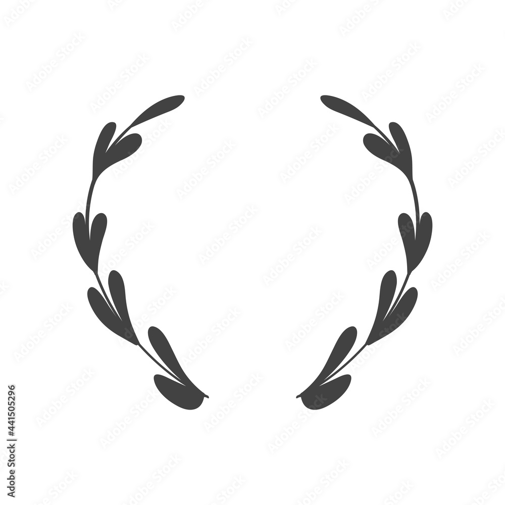 Obraz premium Wheat icon design template vector isolated