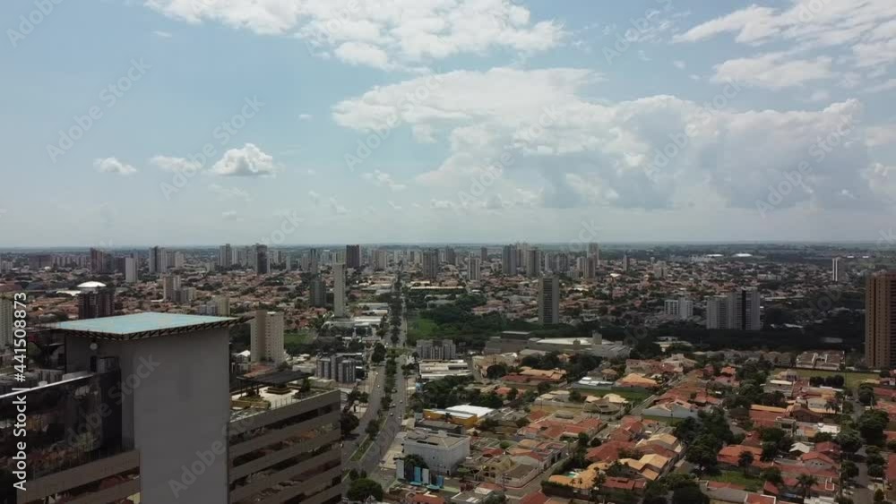 Aerial view of the Araçatuba city, São Paulo, Brazil. 4K. Aerial view of the Araçatuba city, São Paulo, Brazil. 4K.
