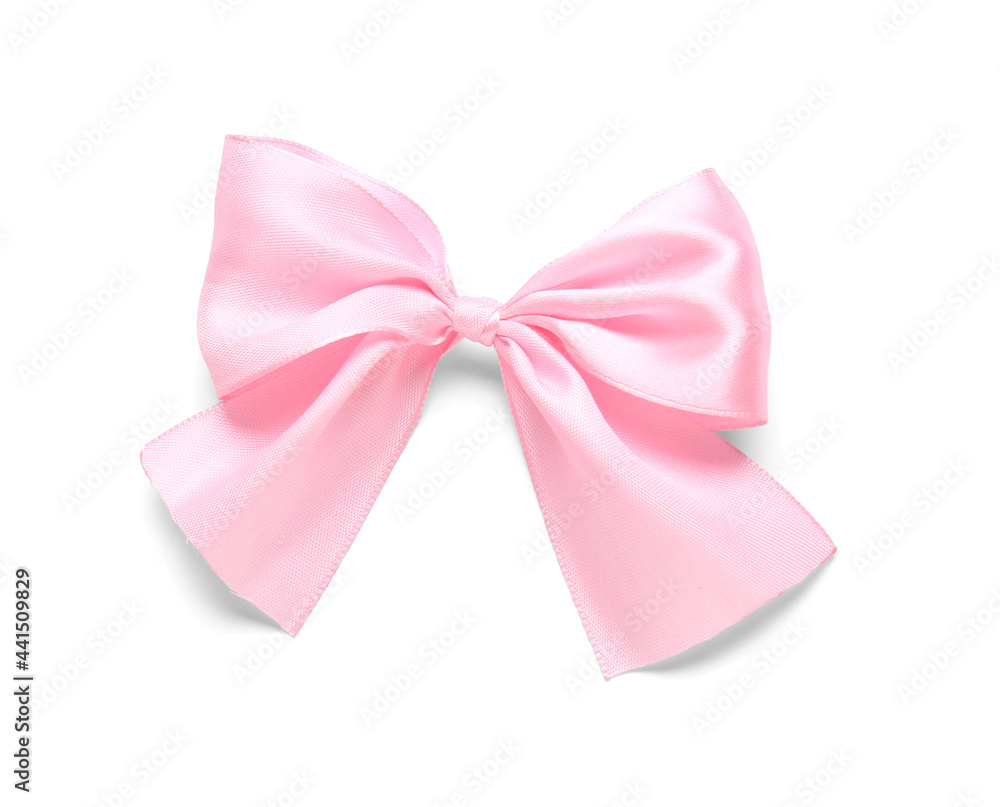 Pink ribbon bow Stock Photo by ©belchonock 90697074