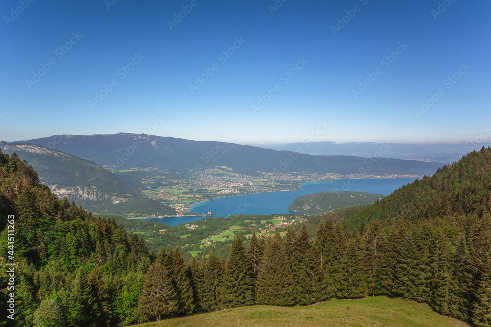 Obraz premium Lac d'Annecy, le Lanfonnet
