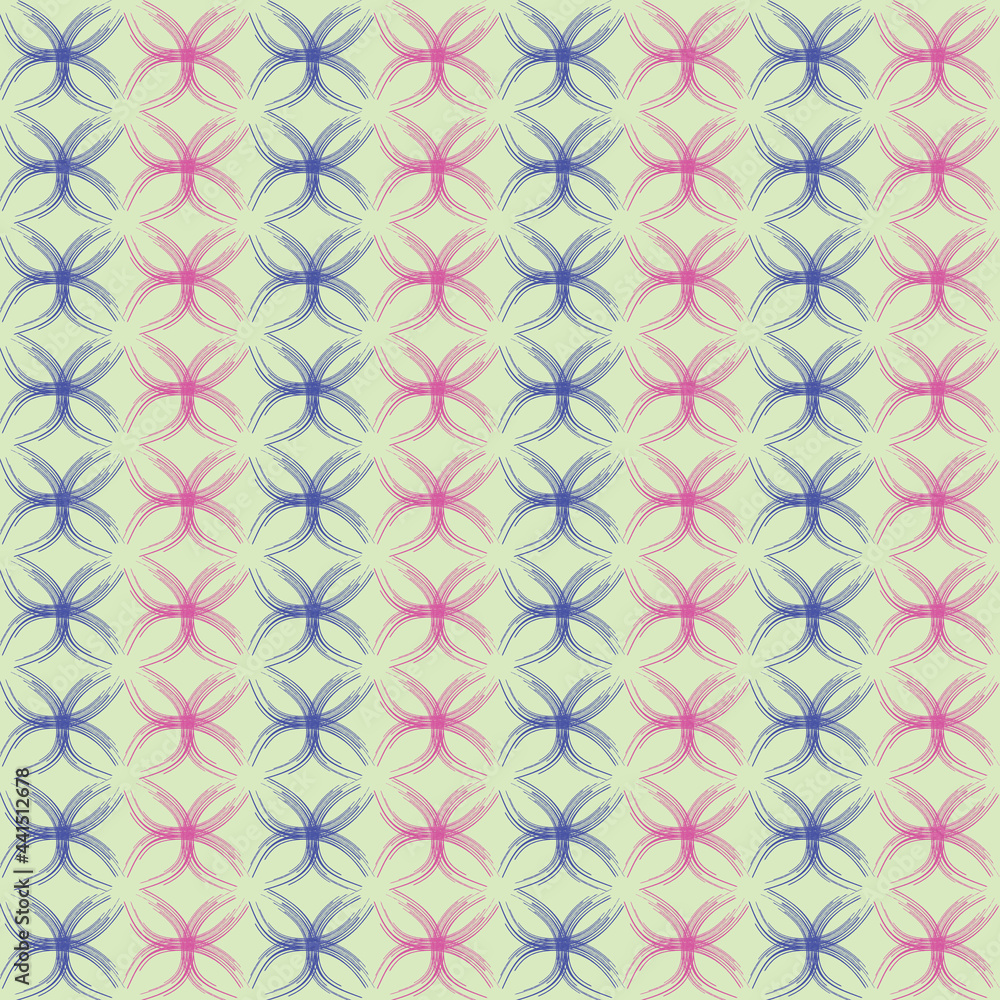 Seamless pattern design for fabric printing. Seamless pattern design for fabric printing.