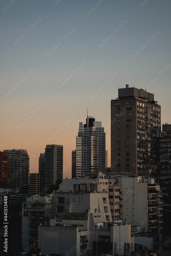 Sunset in Buenos Aires