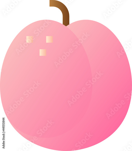 peach gradient icon