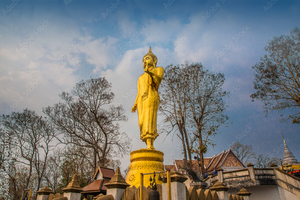Fototapeta premium 29 February 2020 at Wat Phra That Khao Noi at Nan Thailand people travel in holiday in Wat Phra That Khao Noi unseen Thailand