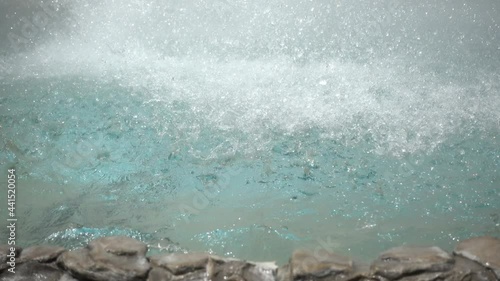 Natural Hot Spring in pool