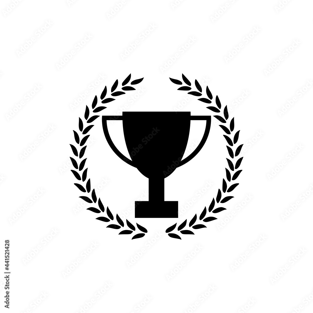 Winner trophy cup icon isolated on white background Winner trophy cup icon isolated on white background