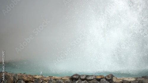 Natural Hot Spring in pool