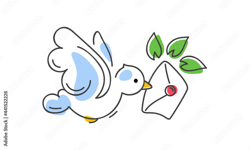 the bird carries a message the bird carries a message