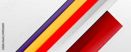 Free Download Color abstract lines trendy geometric background for business or technology presentation, internet poster or web brochure cover, wallpaper - GFXLoad