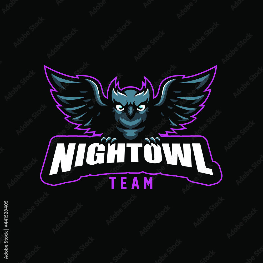 Night Owl Team Esport Logo