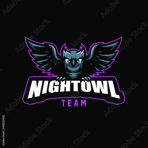 Night Owl Team Esport Logo