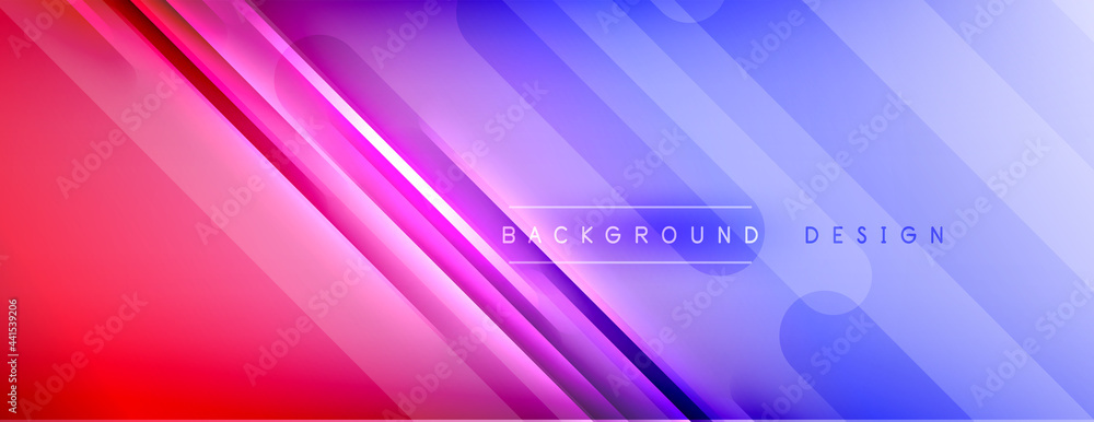 Abstract background - lines composition created with lights and shadows. Technology or business digital template. Trendy simple fluid color gradient abstract background with dynamic Abstract background - lines composition created with lights and shadows. Technology or business digital template. Trendy simple fluid color gradient abstract background with dynamic