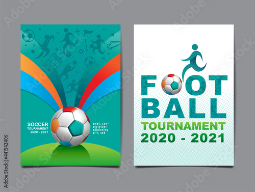 layout football, template design soccer.