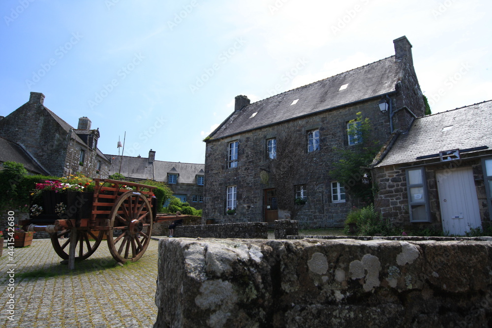 Obraz premium Locronan, Francia. Uno de los pueblos más bonitos de la bretaña francesa.