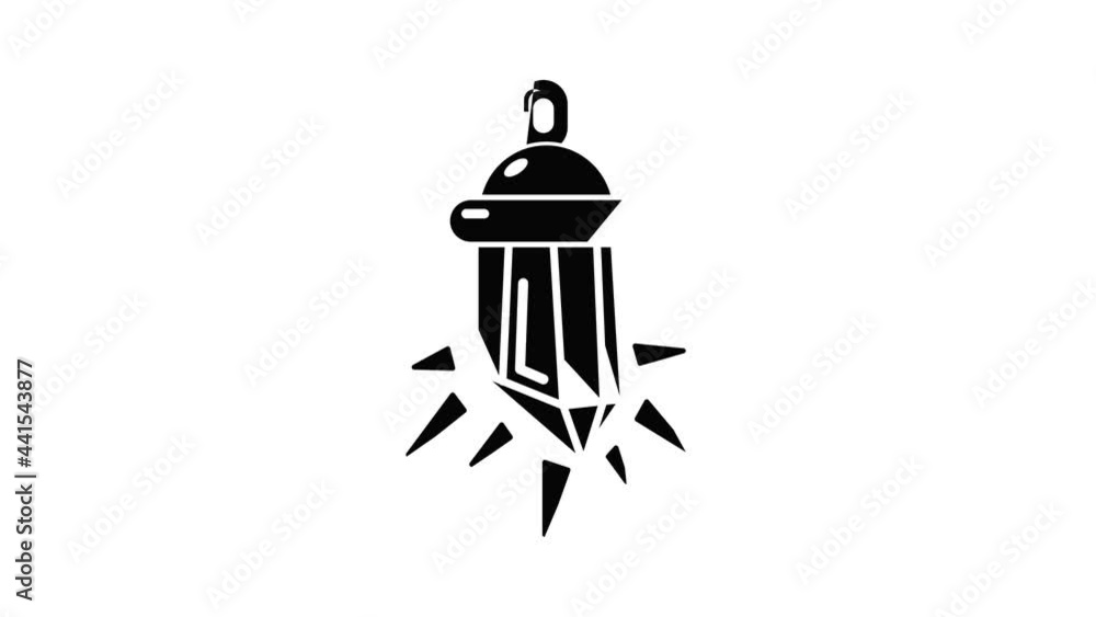 Diamond amulet icon animation simple best object on white Diamond amulet icon animation simple best object on white