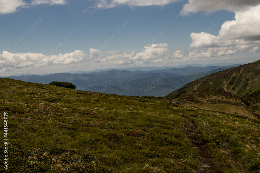 mountains and mountain range