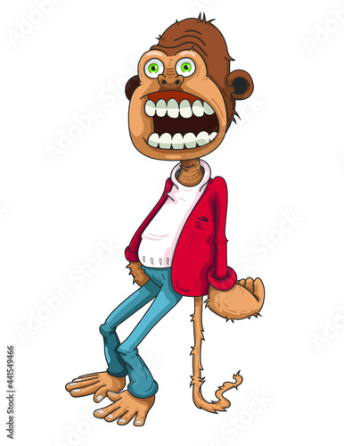 Singe en vêtements