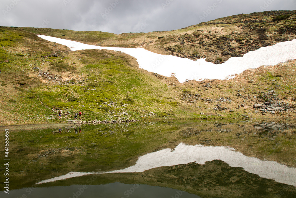 lake in a mountain range among the rocks lake in a mountain range among the rocks