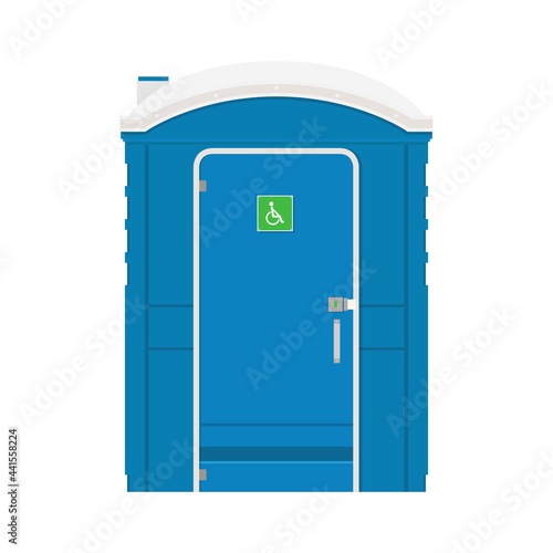 Toilet public vector. free space for text. wallpaper. Disabled toilet.