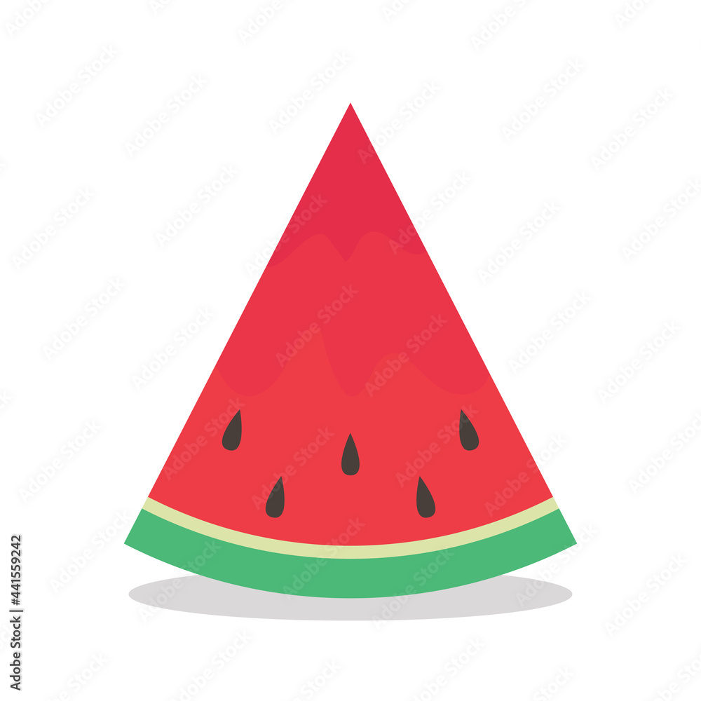 Red melon cartoon vector. symbol. logo design. Red melon cartoon vector. symbol. logo design.