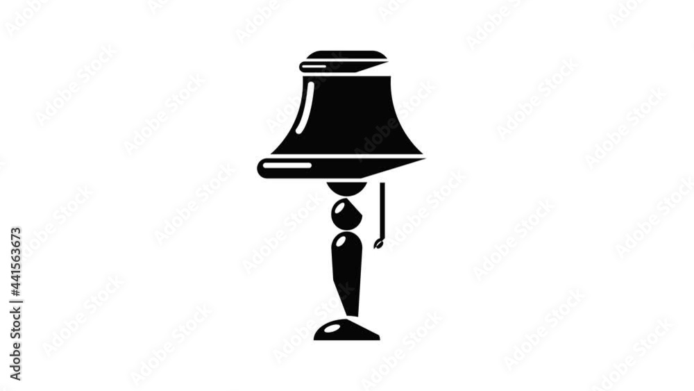 Kitchen lamp icon animation simple best object on white Kitchen lamp icon animation simple best object on white