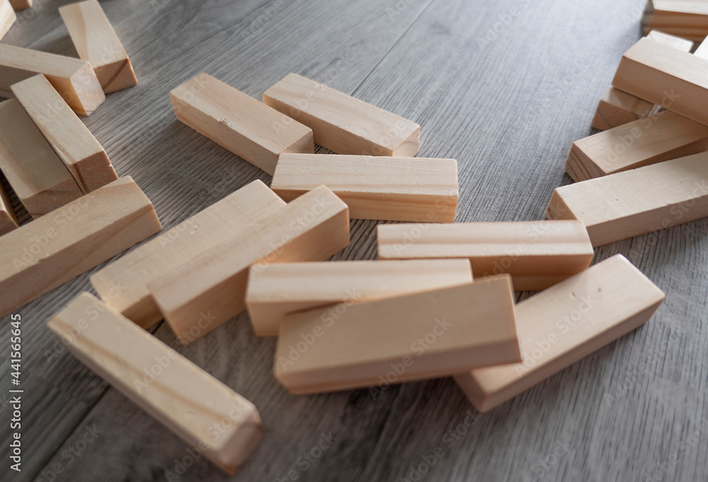 natural wooden blocks on floor fun background natural wooden blocks on floor fun background