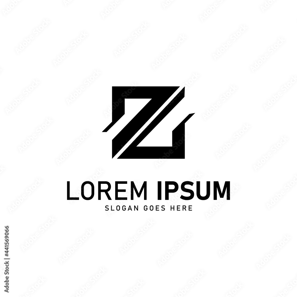 Initial letter mark z logo design vector isolated on white background Initial letter mark z logo design vector isolated on white background