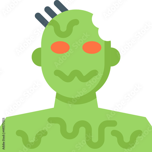 ghoul flat icon