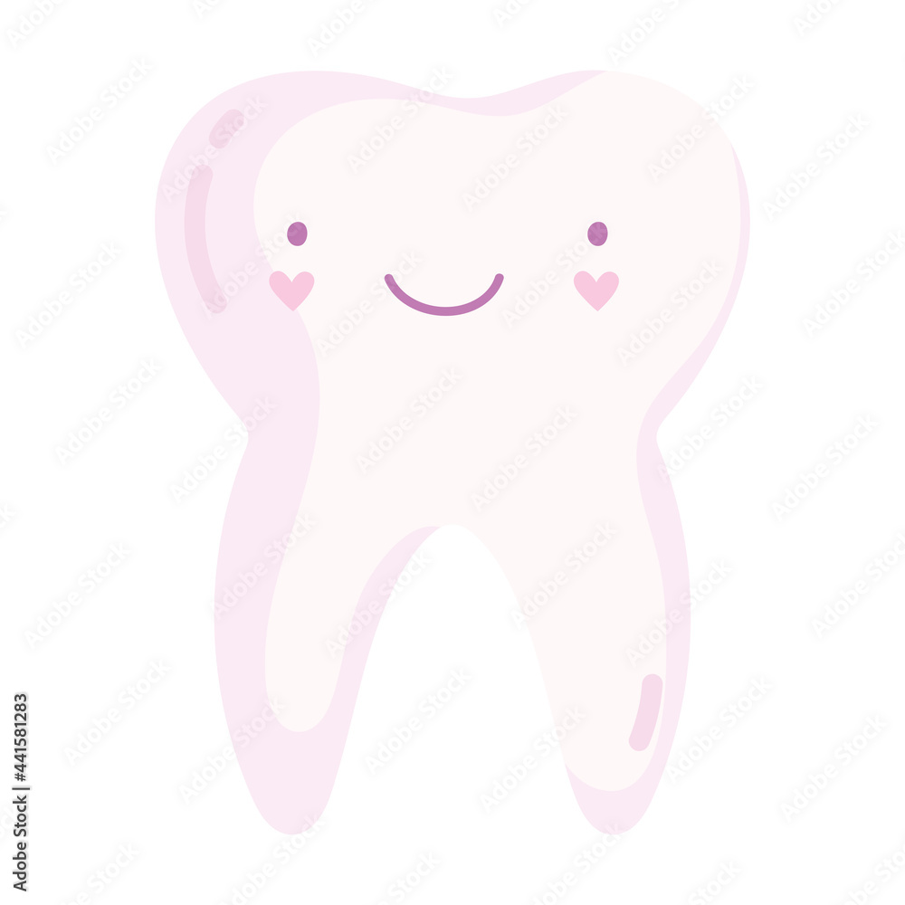 kawaii cute tooth