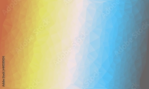 Wallpaper Mural vibrant abstract colorful polygonal background Torontodigital.ca