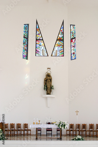 Parish church of the Virgin Mary Queen of Peace in Granesinski Novaki, Croatia photo