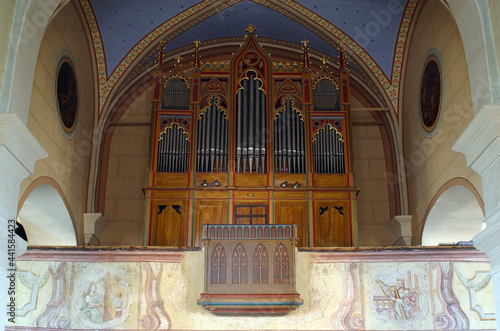 Organ at the Parish Church of the Holy Trinity in Donja Stubica, Croatia photo