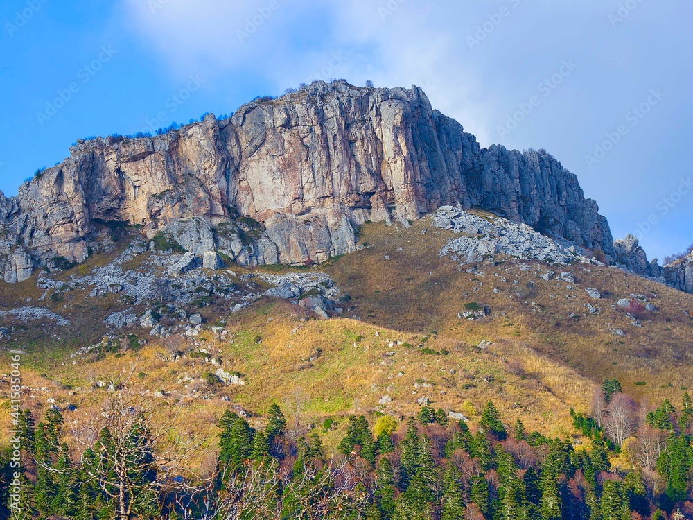 Скалы плато Лаго-Наки