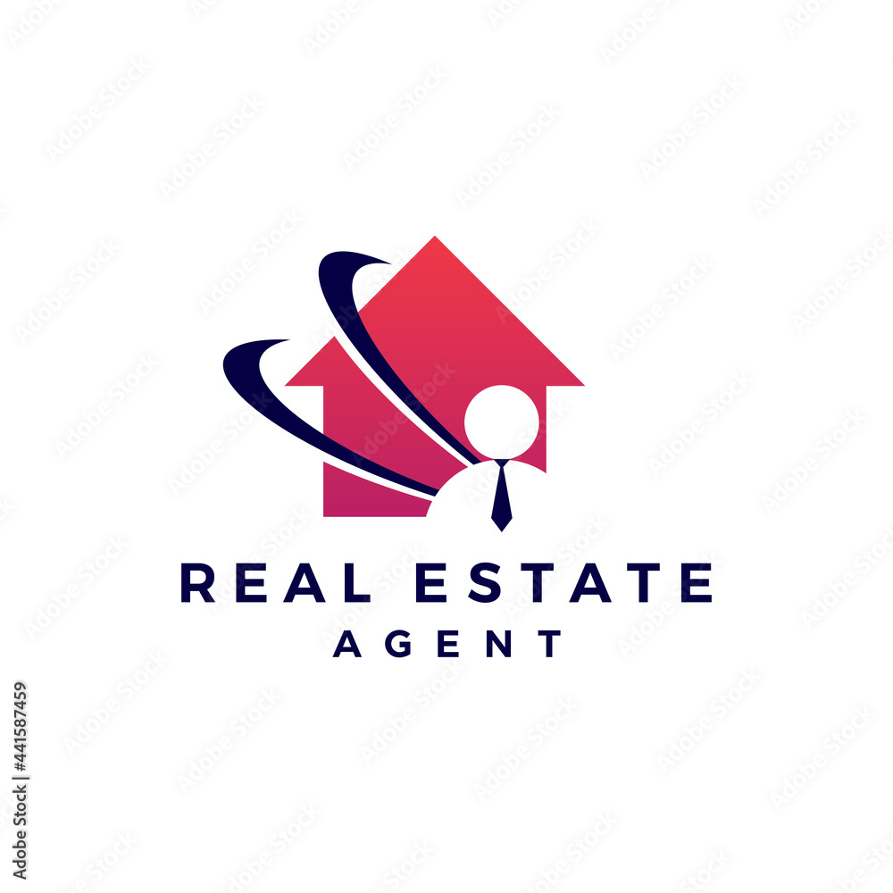 Real Estate Agent Logo Vector Real Estate Agent Logo Vector