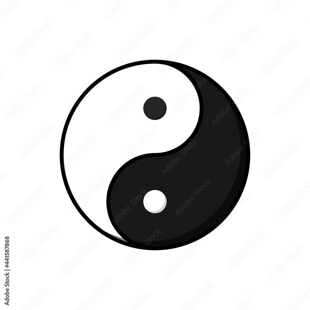 Yin Yang symbol with transparent background Stock Vector | Adobe Stock Yin Yang symbol with transparent background Stock Vector | Adobe Stock